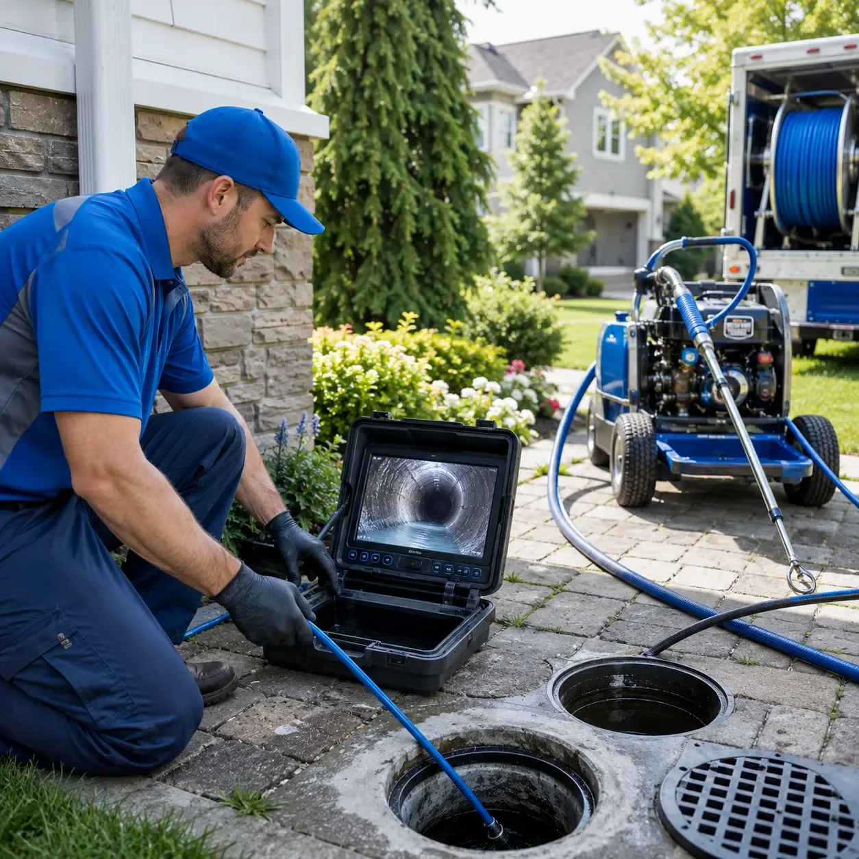 Outdoor drain cleaning professionals serving North Bay, NY